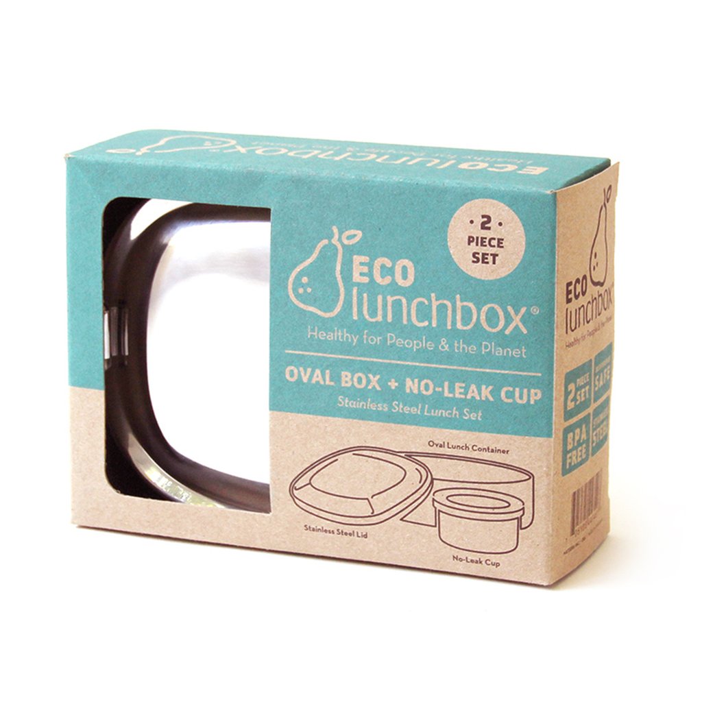 ECOlunchbox Oval Snack + Cup