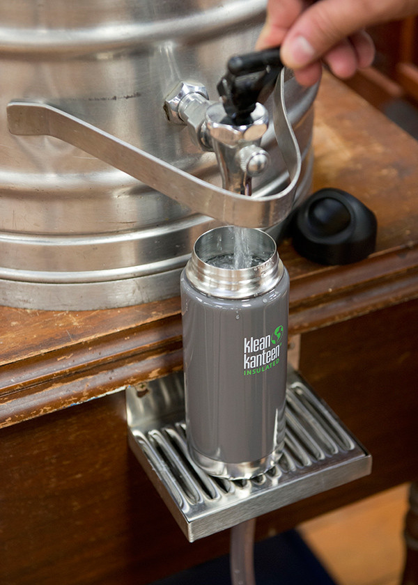 Weithals-Thermos, brushed 473 ml