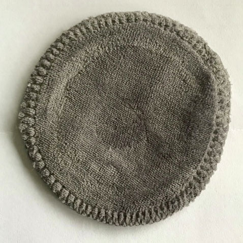 Facial cleaning pad 8 cm - grey